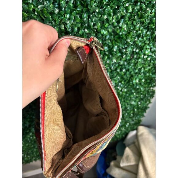 Sakroots Crossbody Peace Bag Satchel Floral - Picture 6 of 9